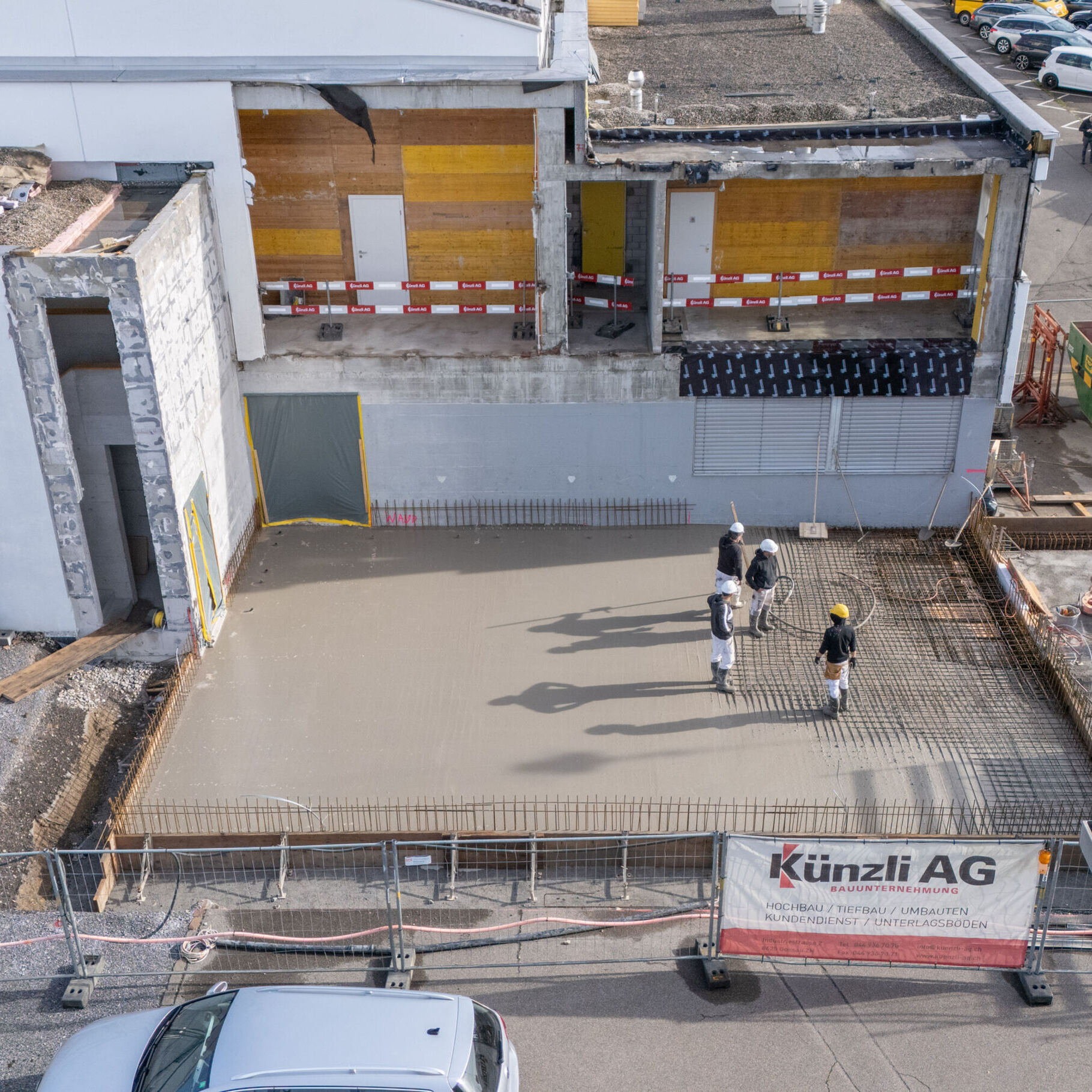 An- und Umbau  unserer neue Oberflächentechnik 