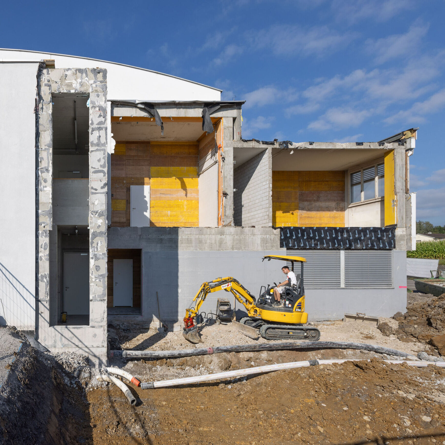 An- und Umbau  unserer neue Oberflächentechnik 